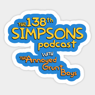 The Annoyed Grunt Boys Podcast Sticker